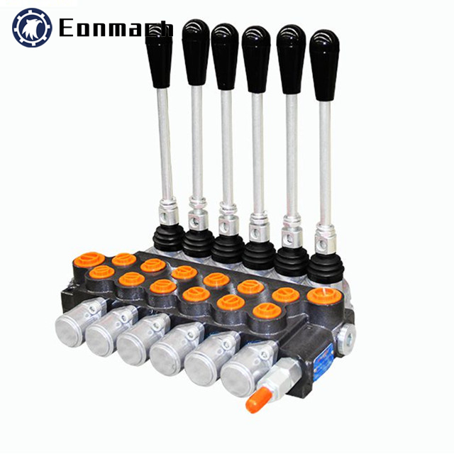 Hydraulic Monoblock Directional Manual Control Valve with Detent