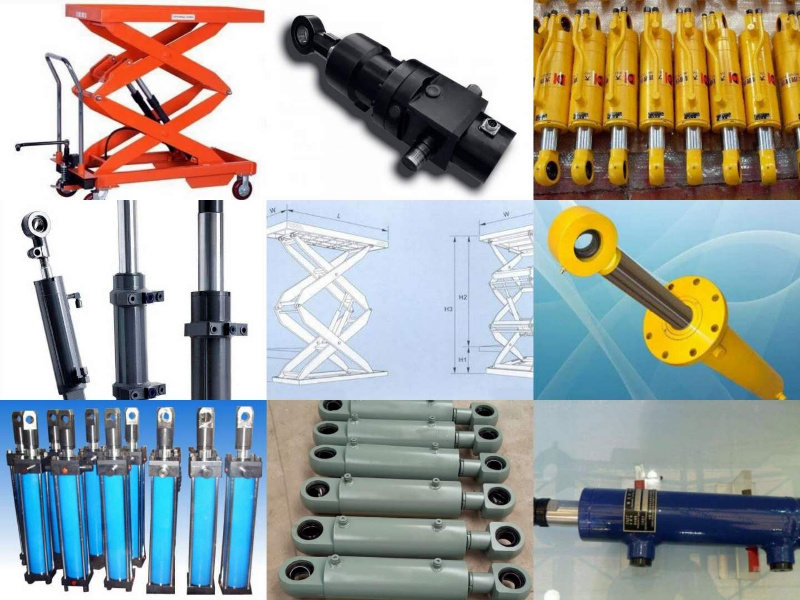 Electric Excavator Double Acting Hydraulic Cylinder