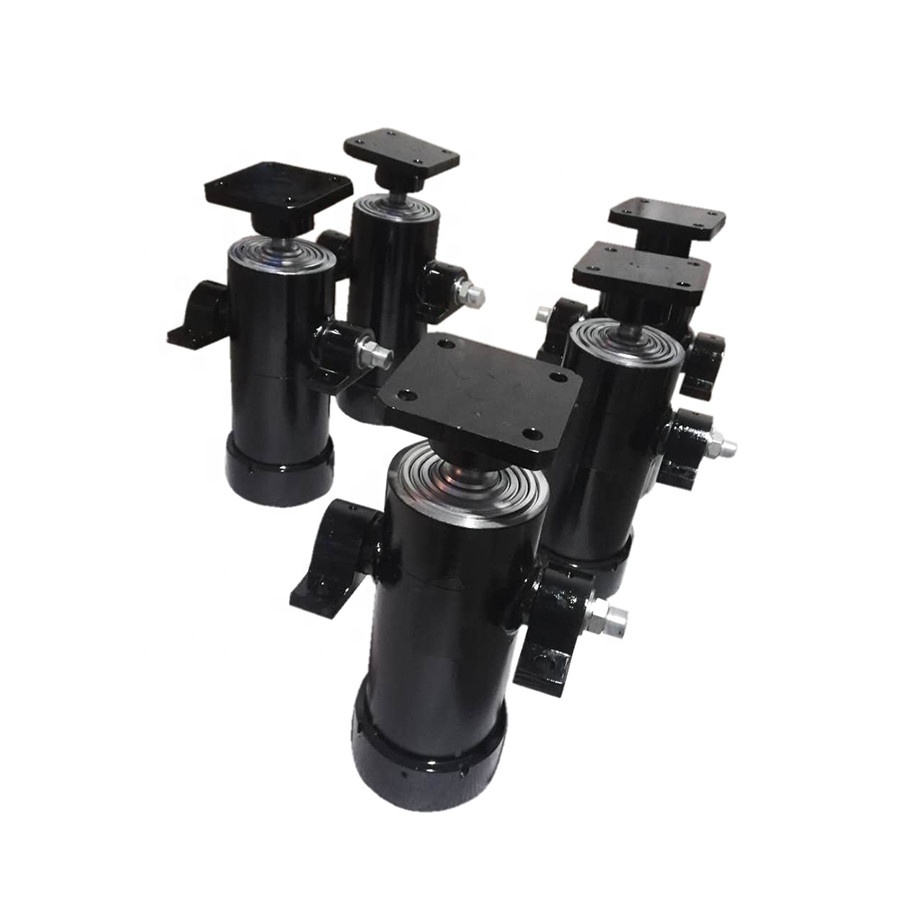  Single Acting 4 Stage Hydraulic Telescopic Cylinder for Dump Truck Lift