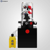 12V/DC Hydraulic Pump Double Acting Solenoid Operation Supply Unit W/Remote Controller Hydraulic Power Unit for Dump Truck