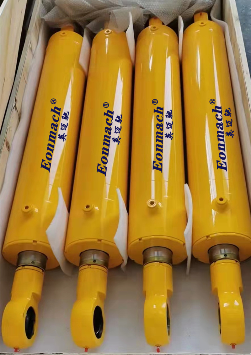 single-acting and double-acting hydraulic cylinders.